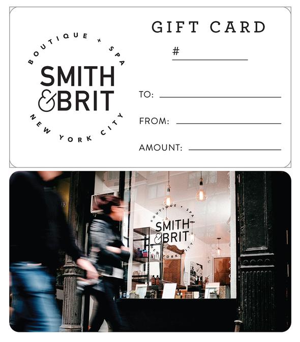 Smith & Brit Gift Certificate - Smith & Brit Boutique and Spa